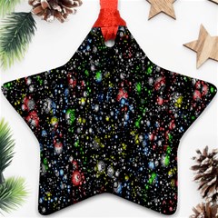 Illustration Universe Star Planet Star Ornament (two Sides) by Grandong