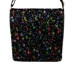 Illustration Universe Star Planet Flap Closure Messenger Bag (l) by Grandong