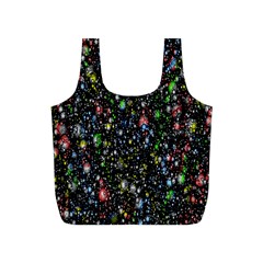 Illustration Universe Star Planet Full Print Recycle Bag (s) by Grandong