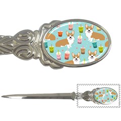 Welsh Corgi Boba Tea Bubble Cute Kawaii Dog Breed Letter Opener by Grandong