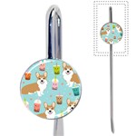 Welsh Corgi Boba Tea Bubble Cute Kawaii Dog Breed Book Mark Front