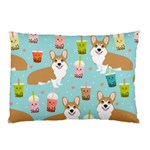 Welsh Corgi Boba Tea Bubble Cute Kawaii Dog Breed Pillow Case (Two Sides) Front