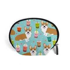 Welsh Corgi Boba Tea Bubble Cute Kawaii Dog Breed Accessory Pouch (small) by Grandong