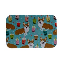 Welsh Corgi Boba Tea Bubble Cute Kawaii Dog Breed Open Lid Metal Box (silver)   by Grandong