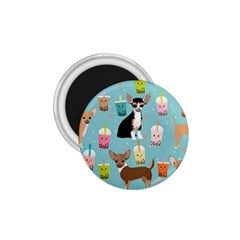 Chihuahua Bubble Kawaii Boba Tea Cute Dog 1 75  Magnets by Grandong