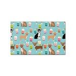 Chihuahua Bubble Kawaii Boba Tea Cute Dog Sticker (Rectangular) Front