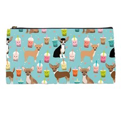 Chihuahua Bubble Kawaii Boba Tea Cute Dog Pencil Case by Grandong