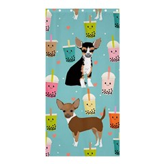 Chihuahua Bubble Kawaii Boba Tea Cute Dog Shower Curtain 36  X 72  (stall)  by Grandong