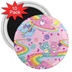 Bears Kawaii Pattern 3  Magnets (10 Pack)  by Grandong