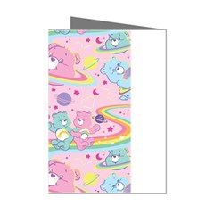 Bears Kawaii Pattern Mini Greeting Cards (pkg Of 8) by Grandong