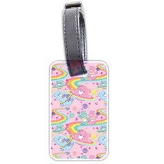 Bears Kawaii Pattern Luggage Tag (two Sides) by Grandong