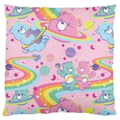 Bears Kawaii Pattern Large Premium Plush Fleece Cushion Case (two Sides) by Grandong