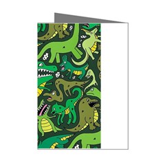 Dino Kawaii Mini Greeting Cards (pkg Of 8) by Grandong