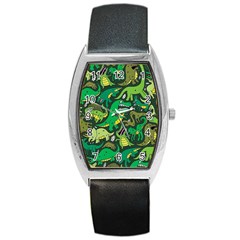 Dino Kawaii Barrel Style Metal Watch by Grandong