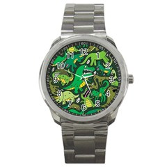 Dino Kawaii Sport Metal Watch by Grandong