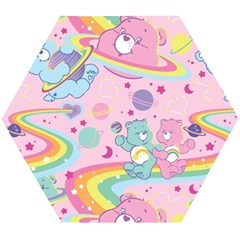 Bears Kawaii Pattern Wooden Puzzle Hexagon by Grandong