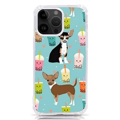 Chihuahua Bubble Kawaii Boba Tea Cute Dog Iphone 14 Pro Max Tpu Uv Print Case by Grandong