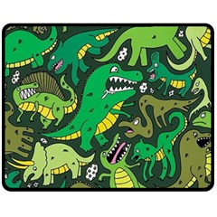 Dino Kawaii Fleece Blanket (medium) by Grandong