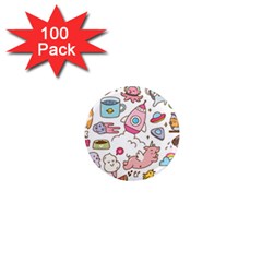 Set-kawaii-doodles -- 1  Mini Magnets (100 Pack)  by Grandong