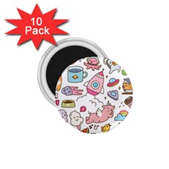 Set-kawaii-doodles -- 1 75  Magnets (10 Pack)  by Grandong