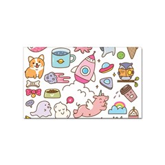 Set-kawaii-doodles -- Sticker Rectangular (10 Pack) by Grandong