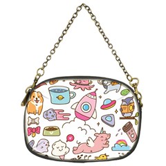 Set-kawaii-doodles -- Chain Purse (one Side) by Grandong