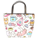 Set-kawaii-doodles -- Bucket Bag Front