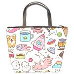 Set-kawaii-doodles -- Bucket Bag Back