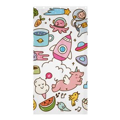 Set-kawaii-doodles -- Shower Curtain 36  X 72  (stall)  by Grandong