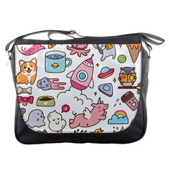 Set-kawaii-doodles -- Messenger Bag by Grandong