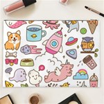 Set-kawaii-doodles -- Cosmetic Bag (XXL) Back