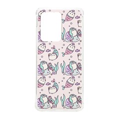 Cartoon Cat Cute Animal Design Drawing Illustration Kawaii Samsung Galaxy S20 Ultra 6 9 Inch Tpu Uv Case by Grandong