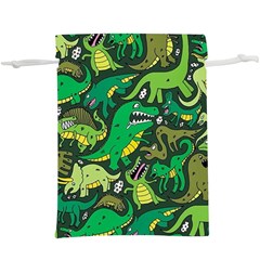 Dino Kawaii Lightweight Drawstring Pouch (xl) by Grandong