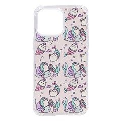 Cartoon Cat Cute Animal Design Drawing Illustration Kawaii Iphone 14 Pro Max Tpu Uv Print Case