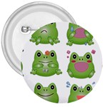 Kawaii-frog-rainy-season-japanese 3  Buttons Front