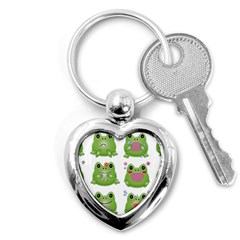 Kawaii-frog-rainy-season-japanese Key Chain (heart) by Grandong