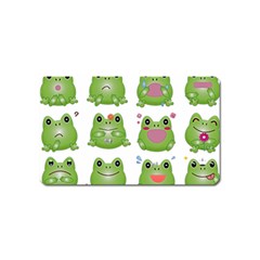 Kawaii-frog-rainy-season-japanese Magnet (name Card) by Grandong