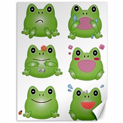 Kawaii-frog-rainy-season-japanese Canvas 36  X 48  by Grandong