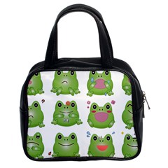 Kawaii-frog-rainy-season-japanese Classic Handbag (two Sides) by Grandong