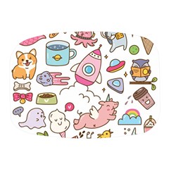 Set-kawaii-doodles -- Mini Square Pill Box by Grandong