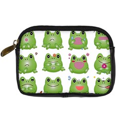 Kawaii-frog-rainy-season-japanese Digital Camera Leather Case by Grandong