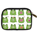 Kawaii-frog-rainy-season-japanese Digital Camera Leather Case Back