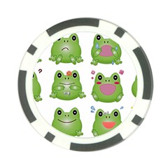 Kawaii-frog-rainy-season-japanese Poker Chip Card Guard (10 Pack) by Grandong