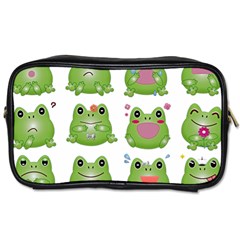 Kawaii-frog-rainy-season-japanese Toiletries Bag (one Side) by Grandong