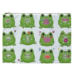 Kawaii-frog-rainy-season-japanese Cosmetic Bag (xxl) by Grandong