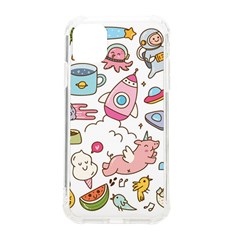 Set-kawaii-doodles -- Iphone 11 Tpu Uv Print Case by Grandong