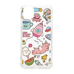 Set-kawaii-doodles -- Iphone 11 Pro Max 6 5 Inch Tpu Uv Print Case by Grandong