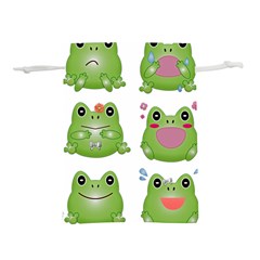 Kawaii-frog-rainy-season-japanese Lightweight Drawstring Pouch (l) by Grandong