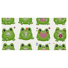 Kawaii-frog-rainy-season-japanese Banner And Sign 8  X 4  by Grandong