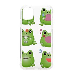 Kawaii-frog-rainy-season-japanese Iphone 11 Tpu Uv Print Case by Grandong